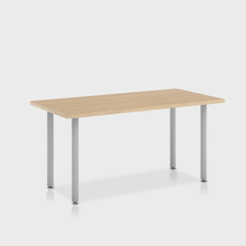 Jive Desk with Post Leg Base