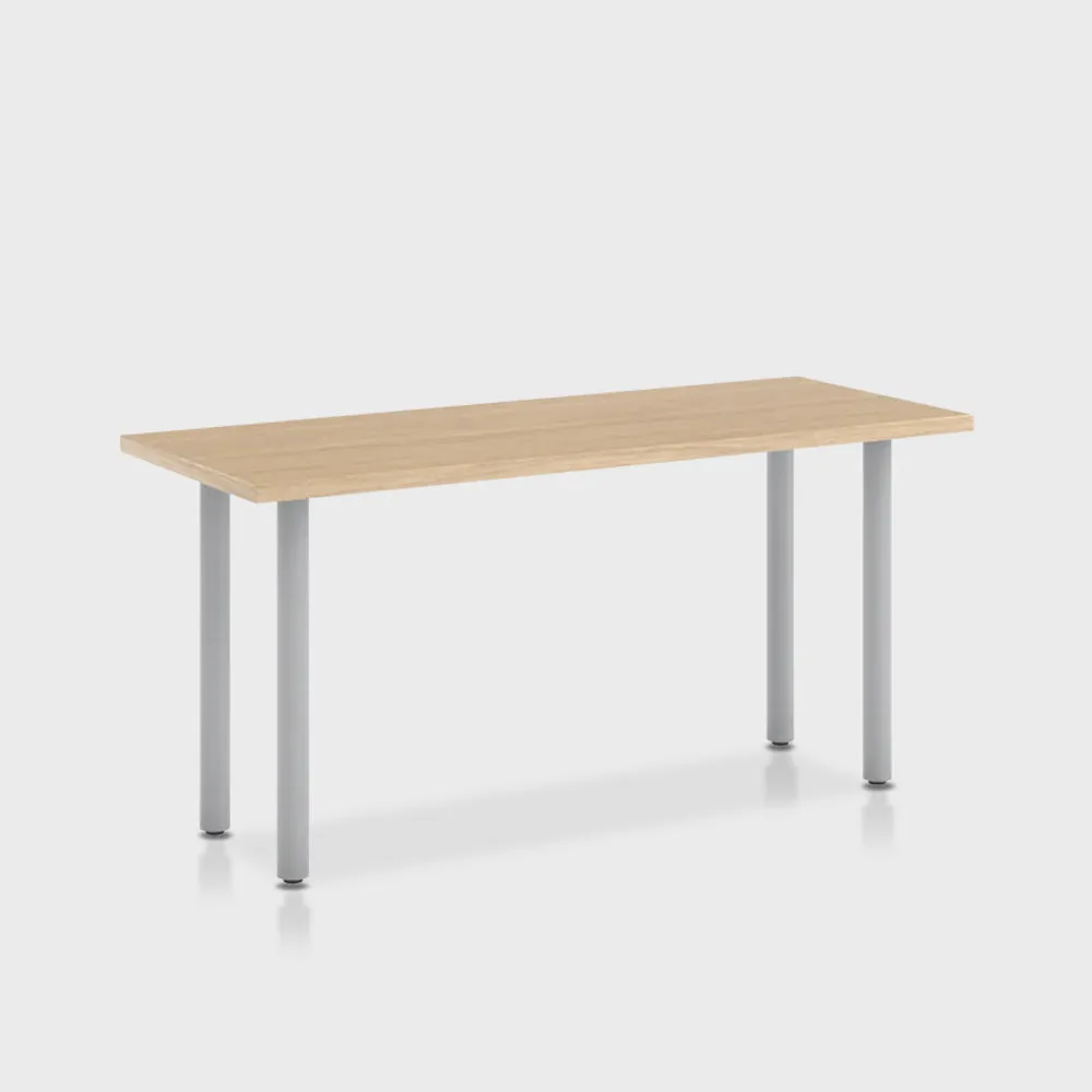 Jive Desk with Post Leg Base