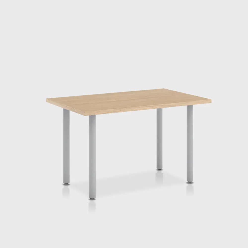 Jive Desk with Post Leg Base