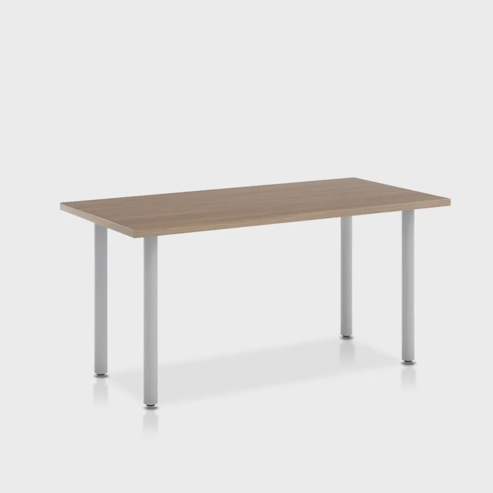 Jive Desk with Post Leg Base