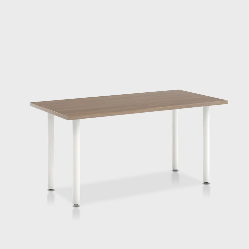 Jive Desk with Post Leg Base