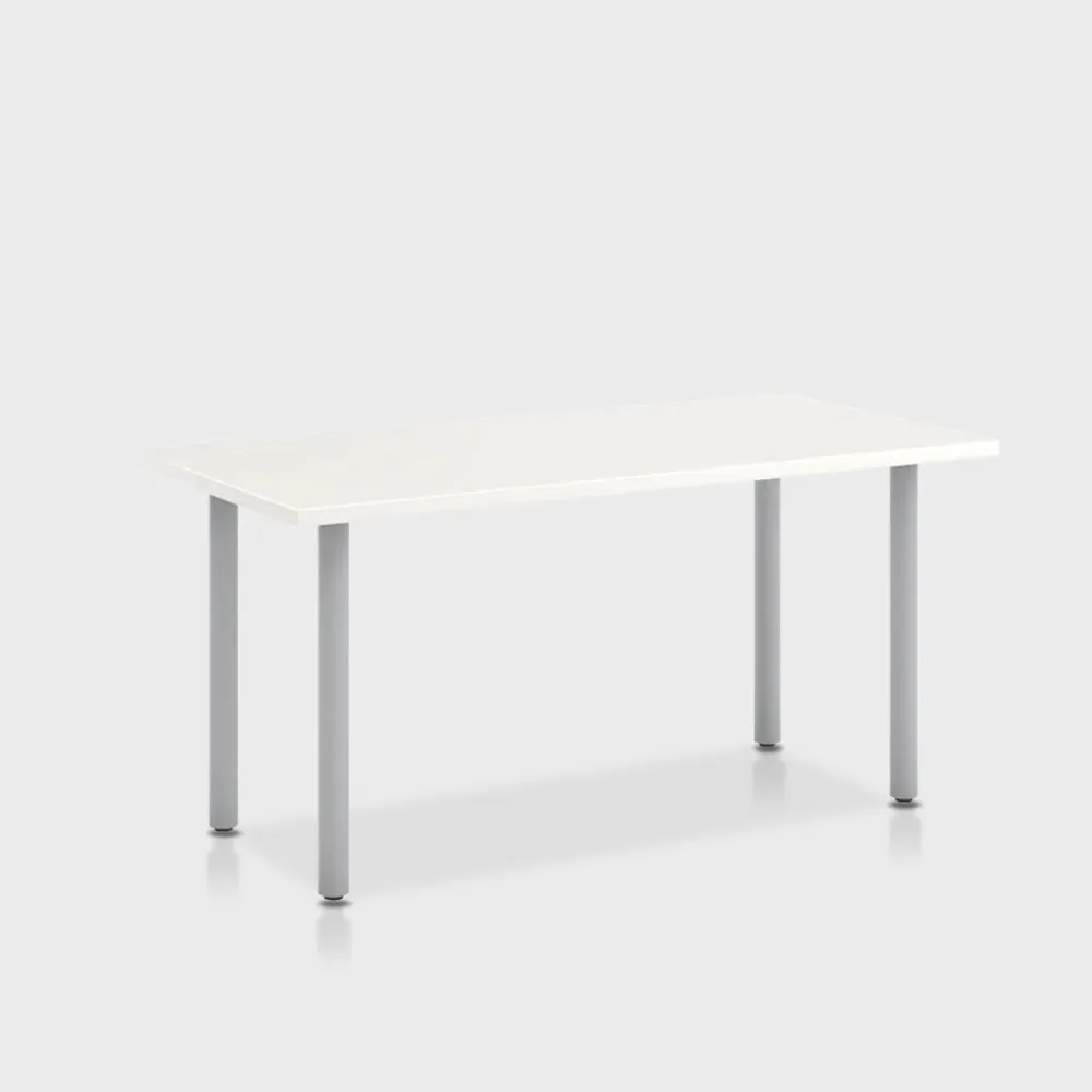 Jive Desk with Post Leg Base