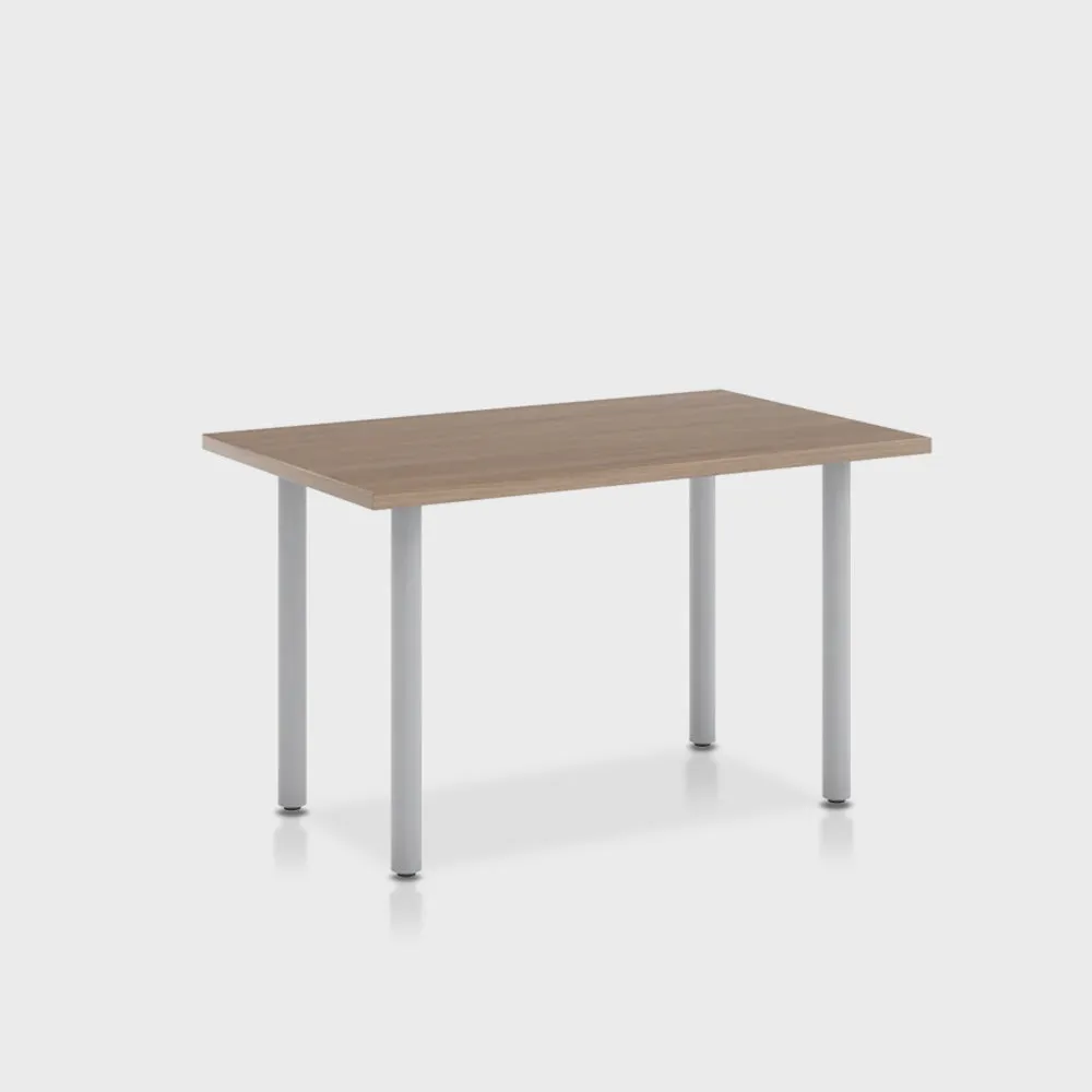 Jive Desk with Post Leg Base