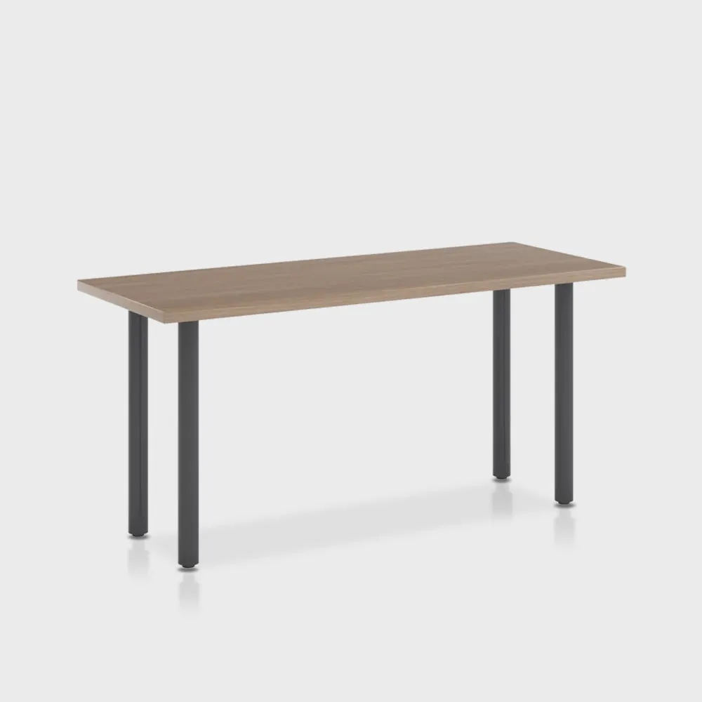 Jive Desk with Post Leg Base