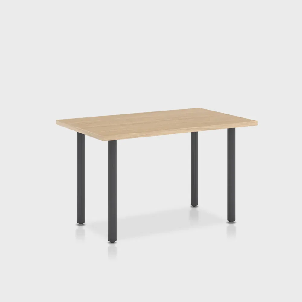 Jive Desk with Post Leg Base