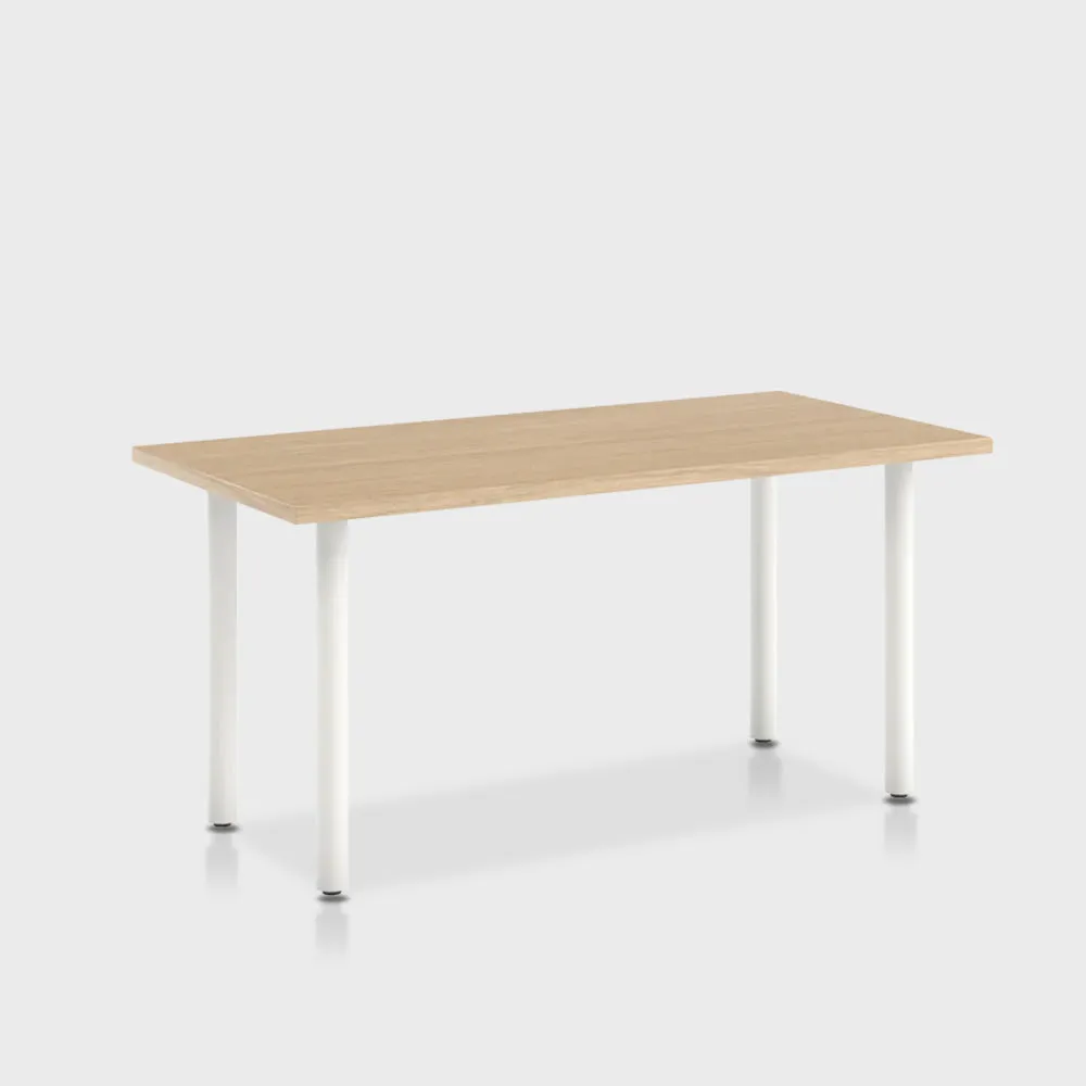 Jive Desk with Post Leg Base