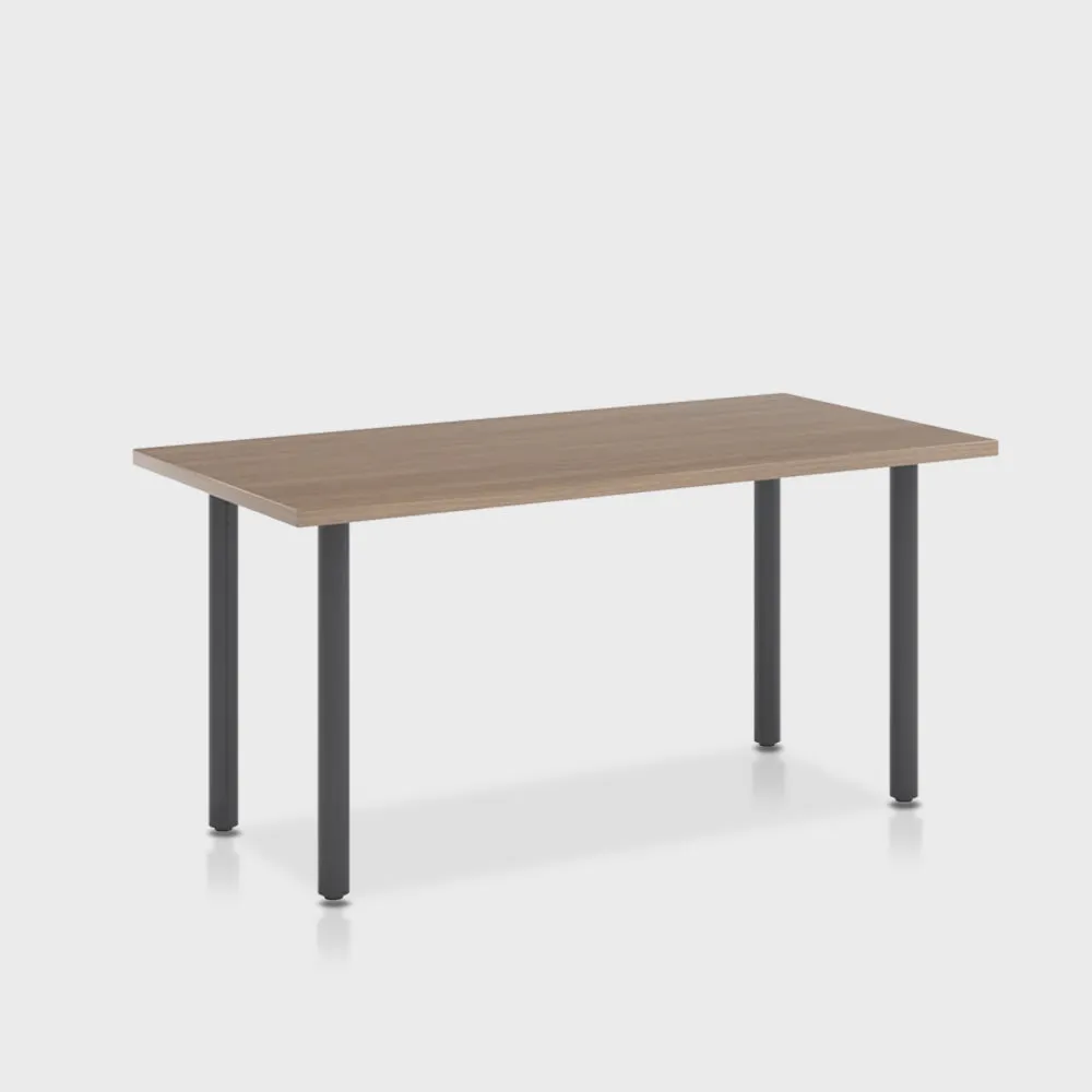 Jive Desk with Post Leg Base