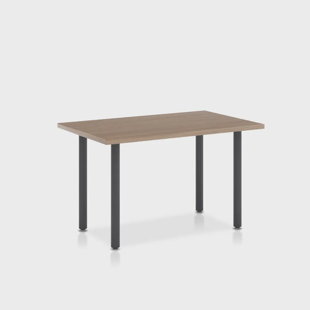 Jive Desk with Post Leg Base