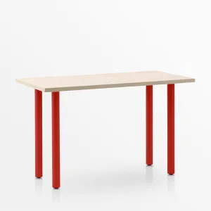 Jive Desk with Post Leg, Color Pop