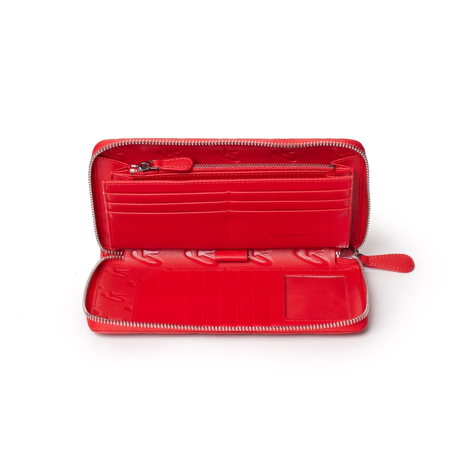 JUMBO SIGNATURE LOGO WALLET - RED