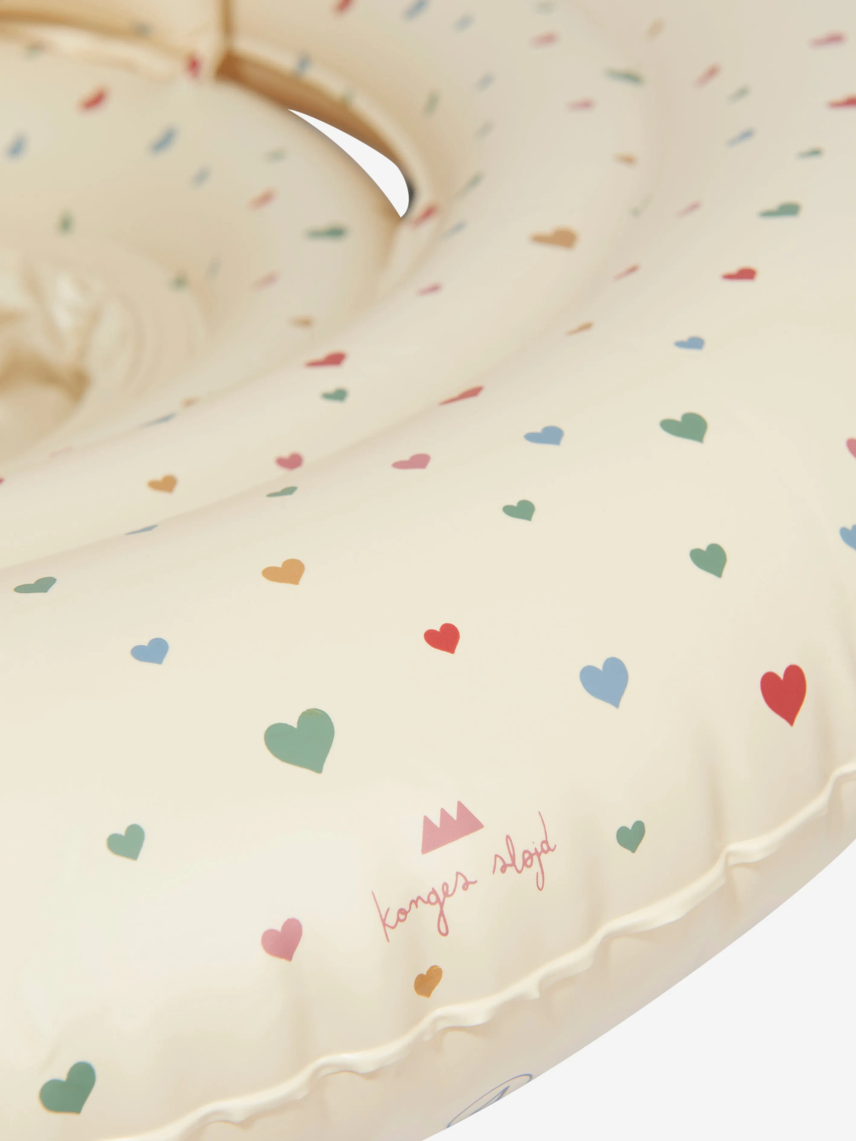 Konges Slojd Baby Hearts Water Ring in Cream