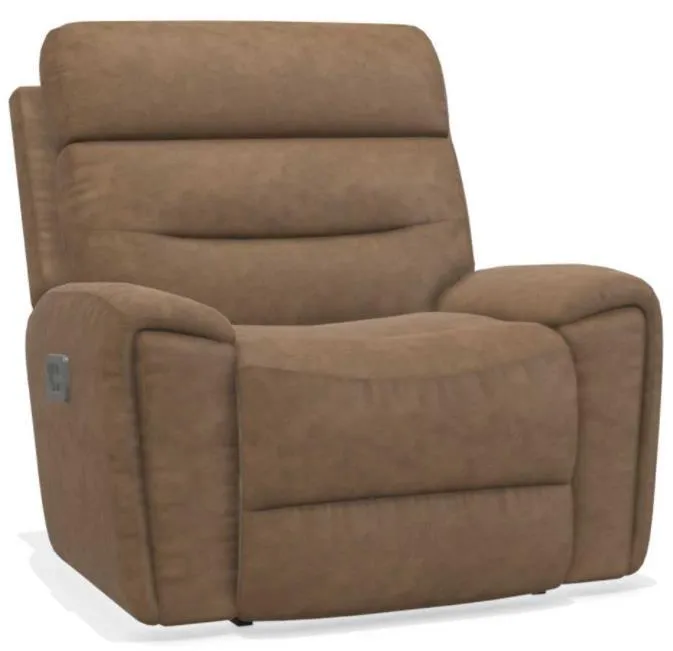 La-Z-Boy Soren Chestnut Power Rocking Recliner with Headrest