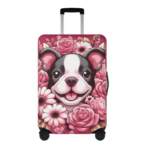 Lacey - Luggage Cover for Boston Terrier lovers