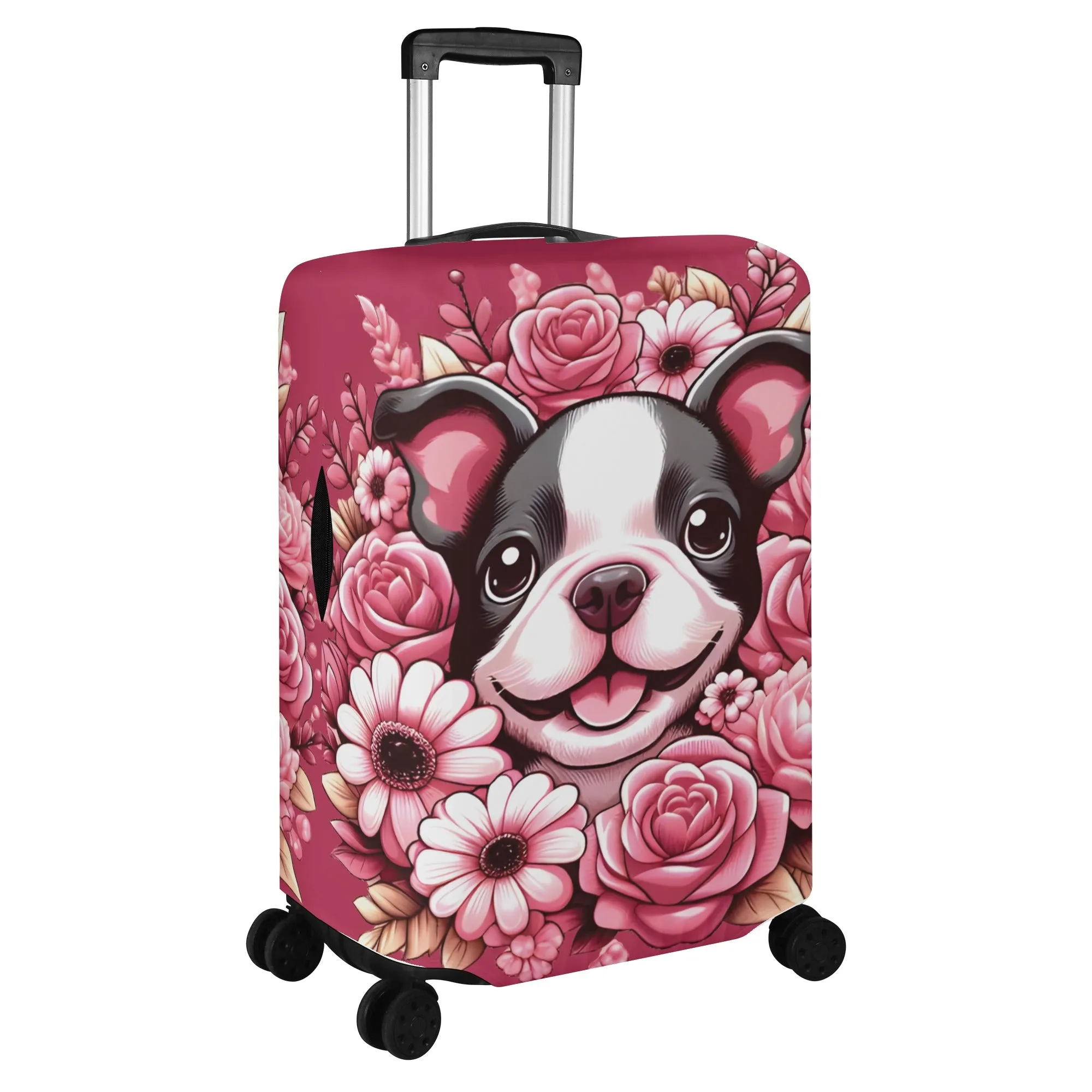 Lacey - Luggage Cover for Boston Terrier lovers