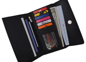 Ladies RFID Blocking Genuine Leather Long Clutch Credit Card ID Wallet RFID2575GT