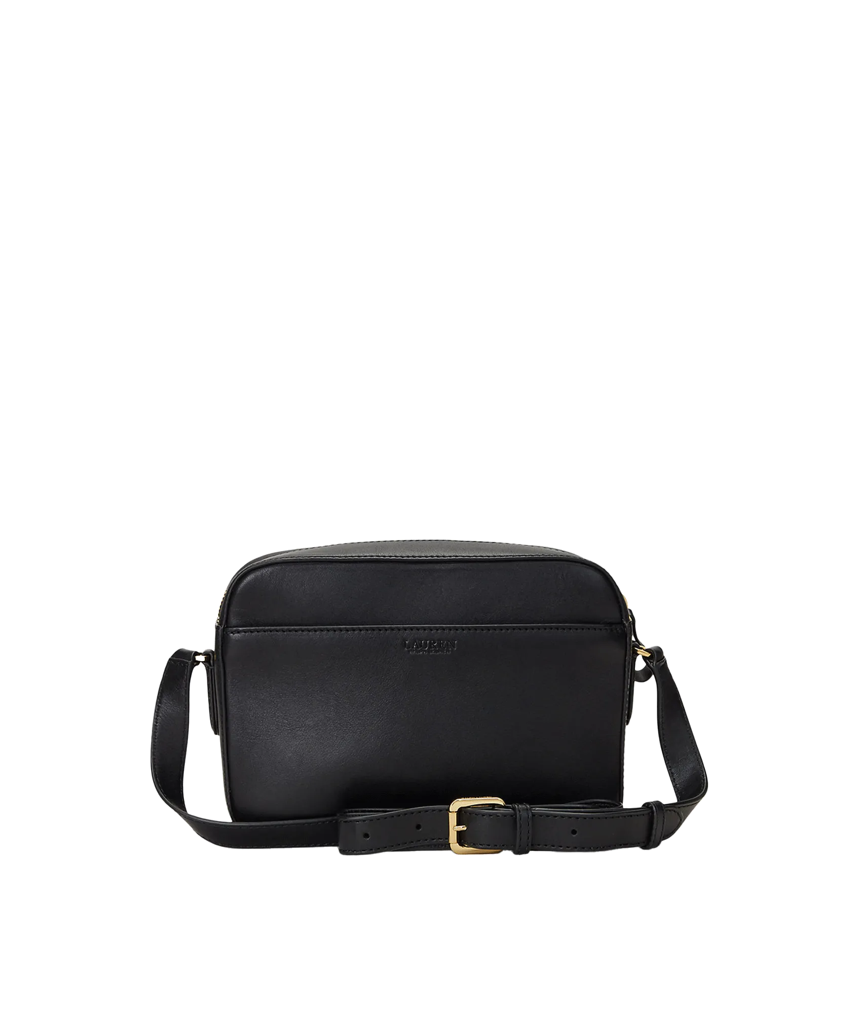 Leather Medium Marcy Camera Bag - Black