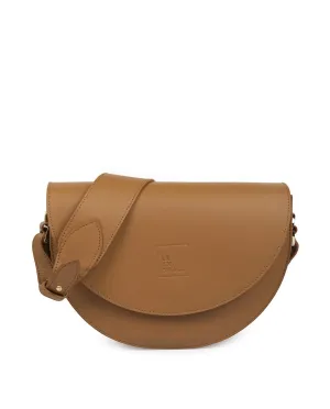 Leather Saddle bag - Caramel