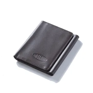 Leather Tri-fold Brown