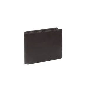 Leather Wallet Brown Harlem