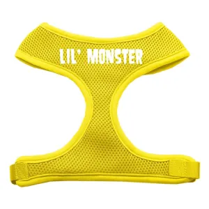 Lil' Monster Design Soft Mesh Harnesses Yellow Medium