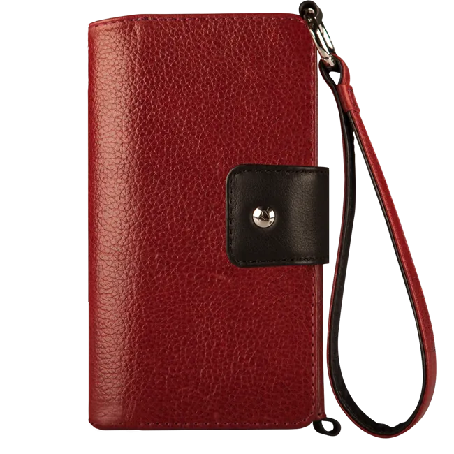 Lola XO - iPhone 7 Plus Wallet leather wristlet case