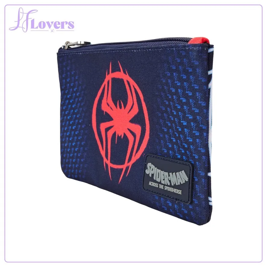 Loungefly Marvel Spiderverse Miles Morales Nylon Wristlet Wallet