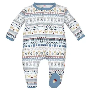 Magnetic Me Boy Fair Isle Footie