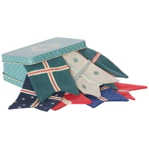 Maileg Flag Garland in Suitcase