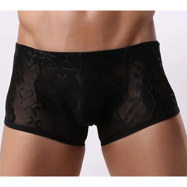 Men's Lace Boxer Brief