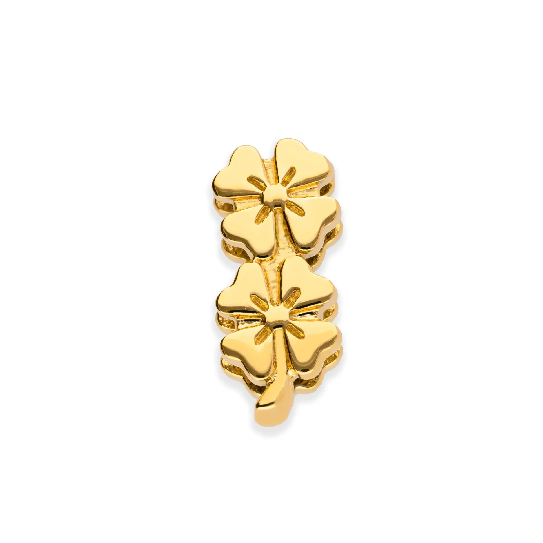 Mesh charm flowers gold