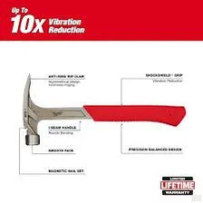 Milwaukee 20oz Smooth Face Rip Claw Hammer 48-22-9020