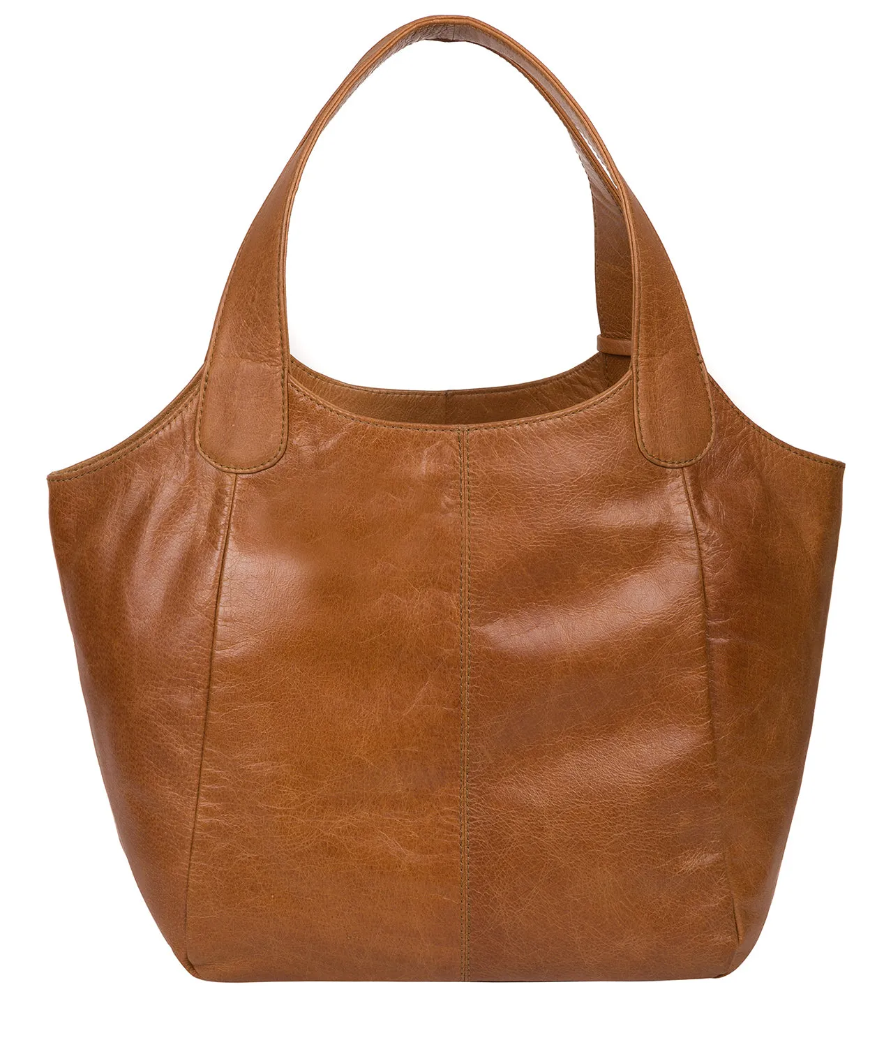 'Mimosa' Saddle Tan Leather Tote Bag