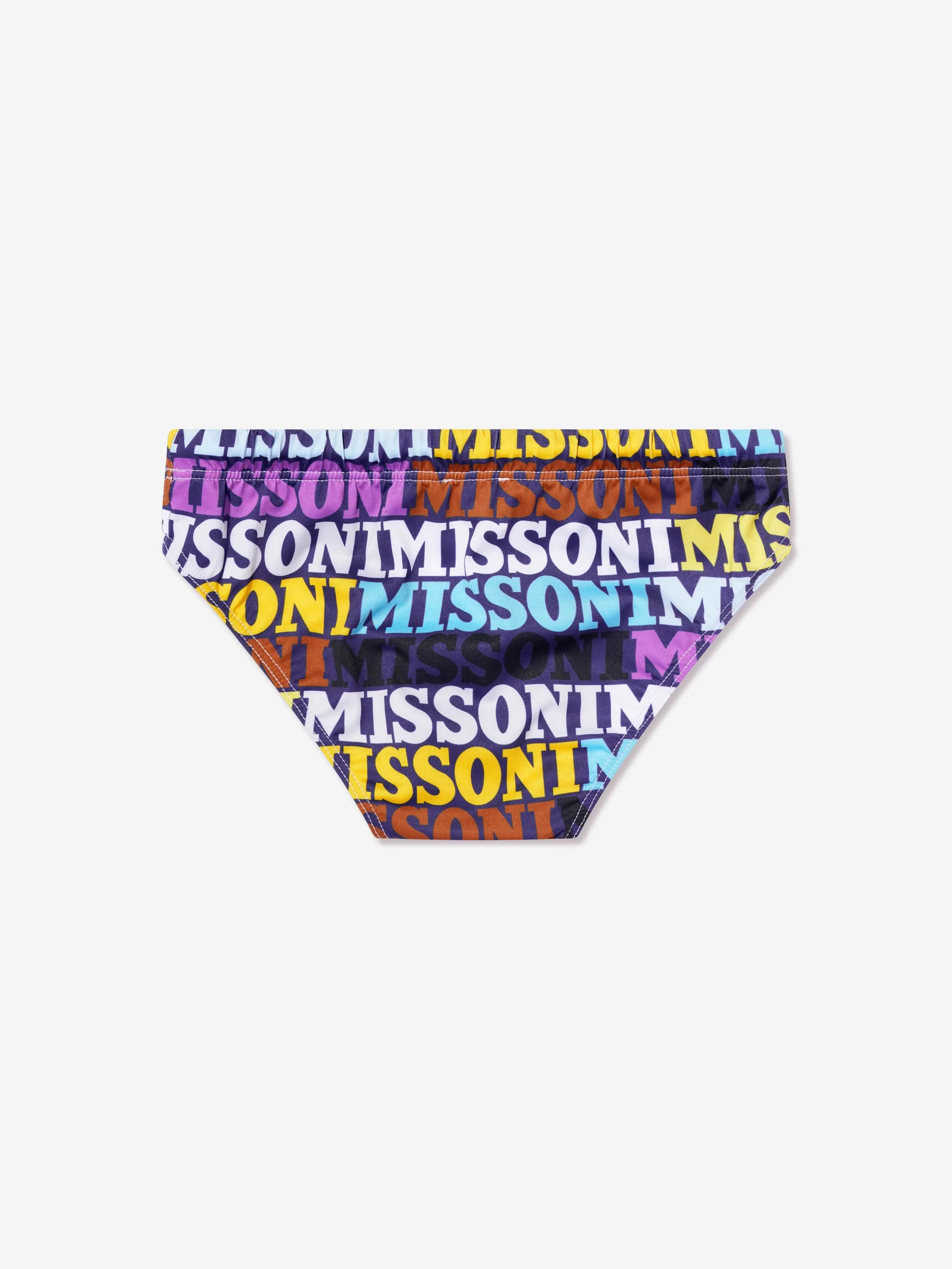 Missoni Boys Logo Swimming Briefs in Multicolor