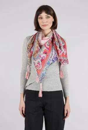 Modey Scarf, Pink Multi