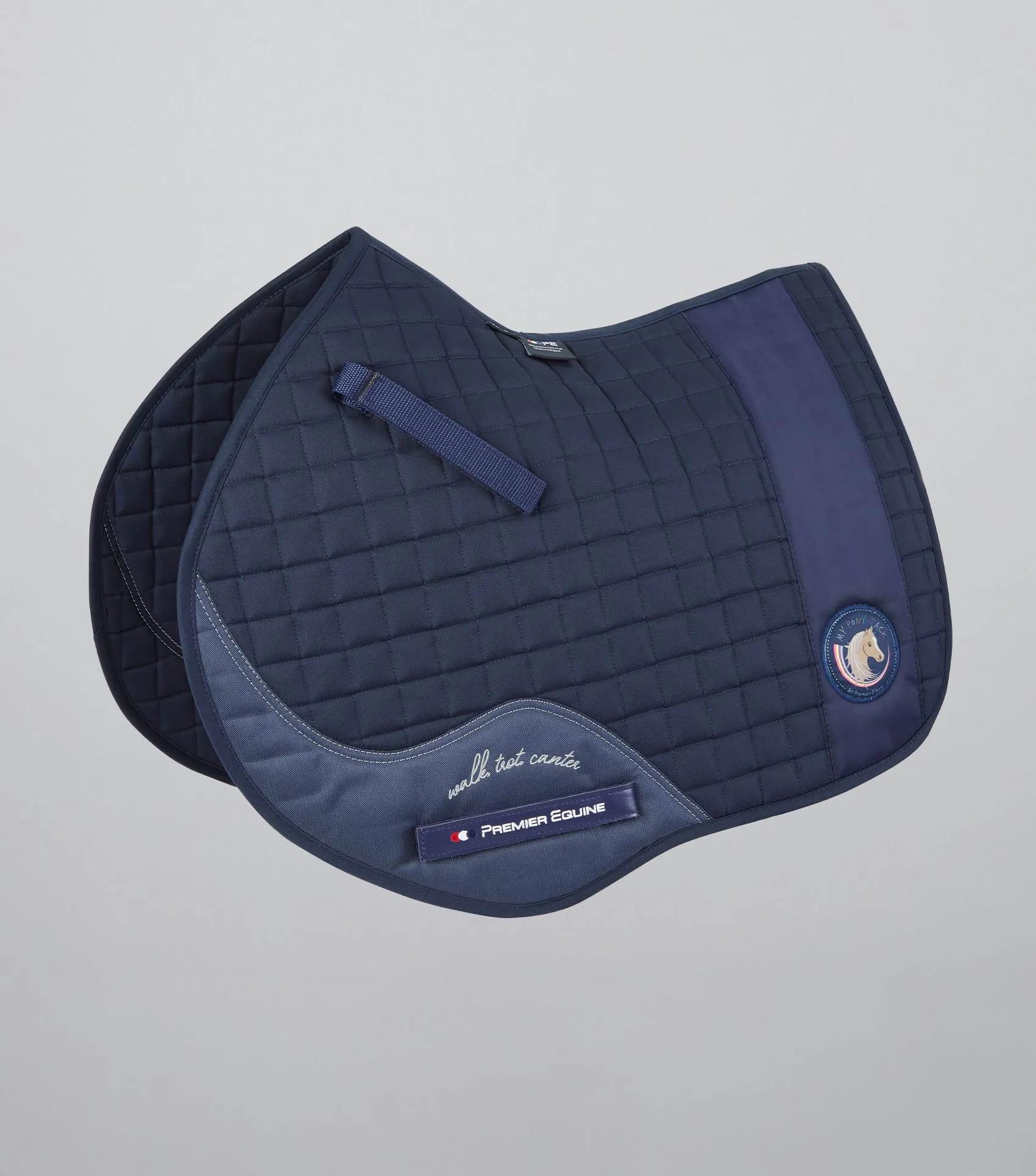 My Pony Jack Cotton GP/Jump Plain Saddle Pad Navy