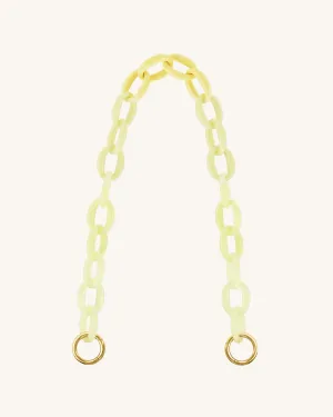 Mya Gradient Acrylic Chain Strap - Yellow