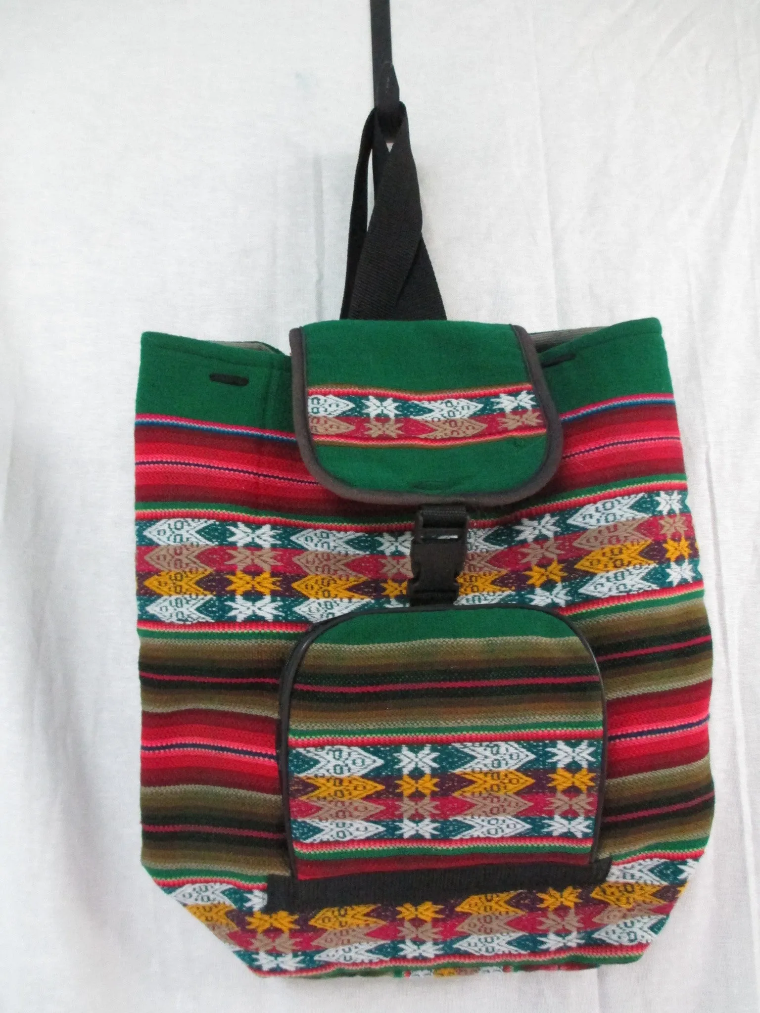 NEW Latin Rucksack Daytripper BACKPACK TRAVEL BAG SERAPE BLANKET RAINBOW