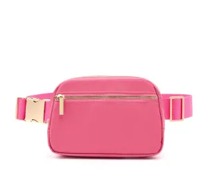 OUTLET "On the Move" bag - Premium Nylon Fanny Pack - PINK