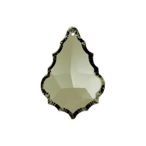 Pendaloque Crystal 2 inches Antique Gold Prism with One Hole on Top