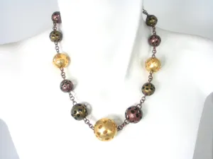 Perforated Ball Necklace