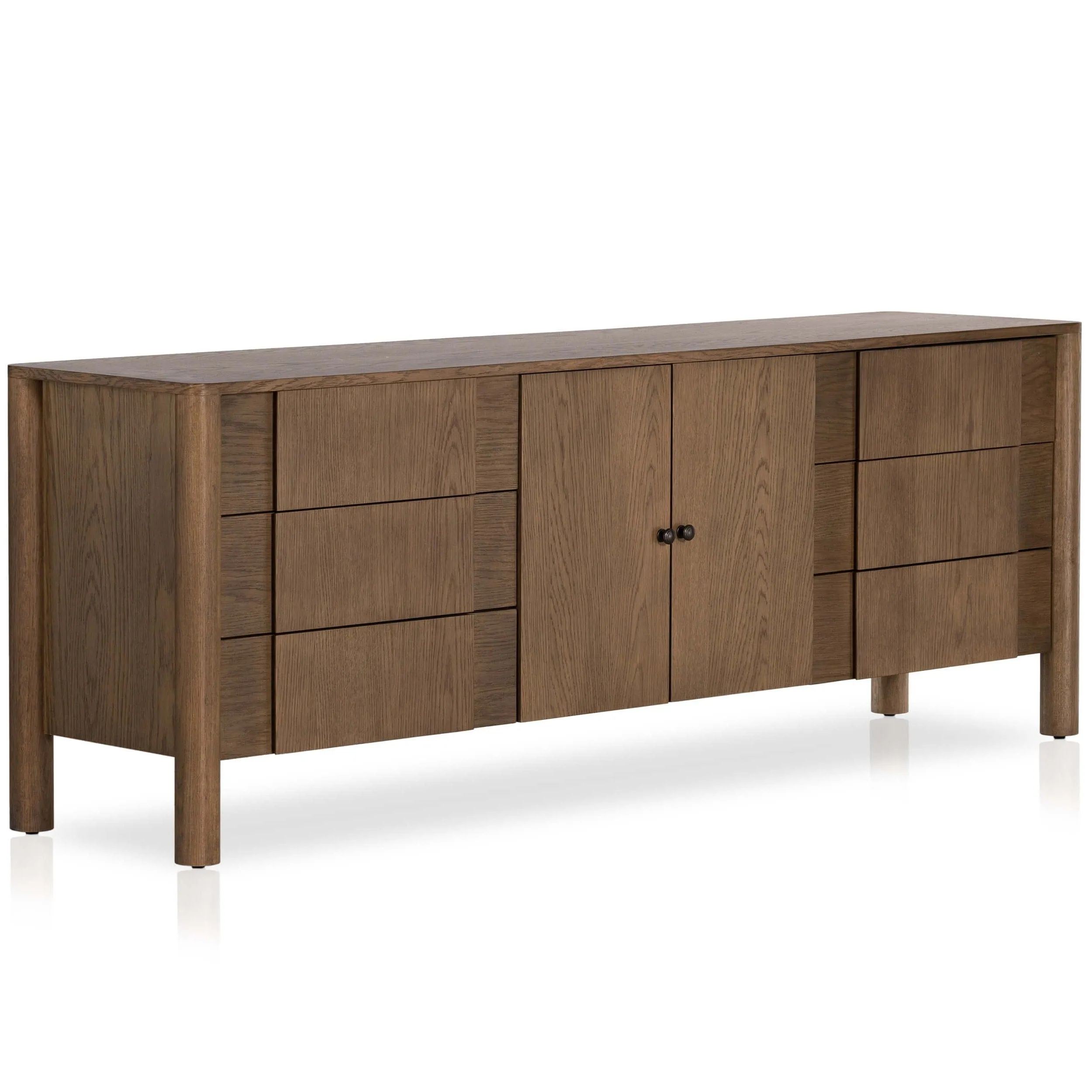 Pollard Media Console, Tan Oak