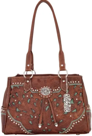 "Lady Lace" Western Mulit-Compartment Organizer Tote