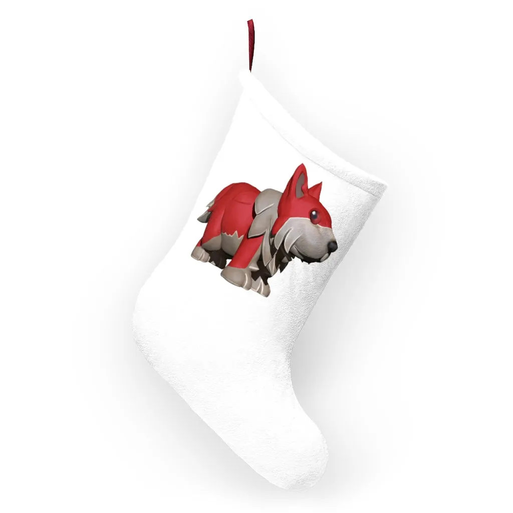 Red Dog Christmas Stockings