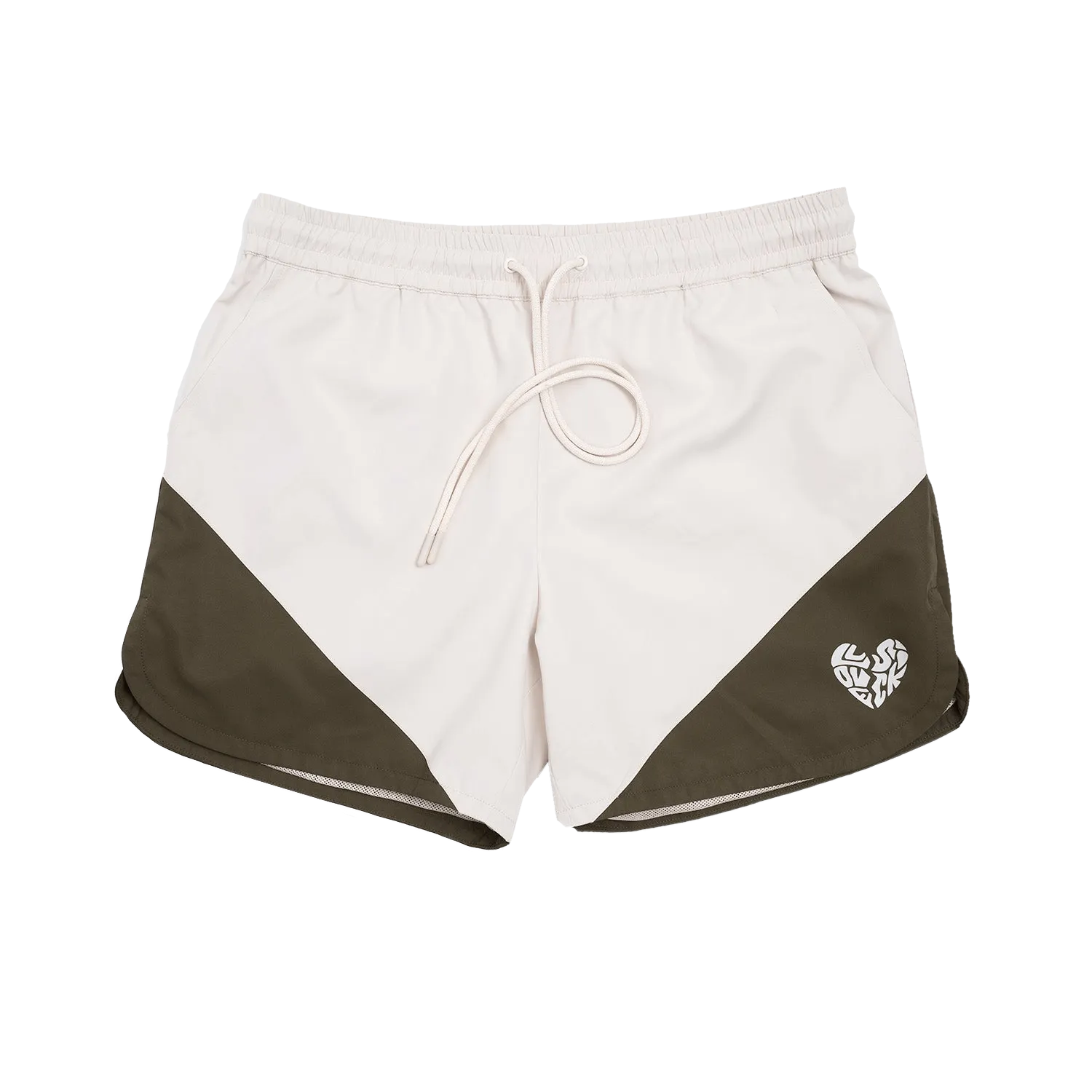 Sail Shorts (Cream/Green)