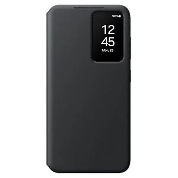 Samsung Smart View Wallet Case for Galaxy S24 - Black | EF-ZS921CBEGWW