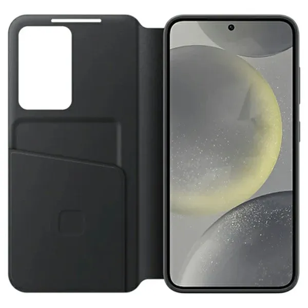 Samsung Smart View Wallet Case for Galaxy S24 - Black | EF-ZS921CBEGWW