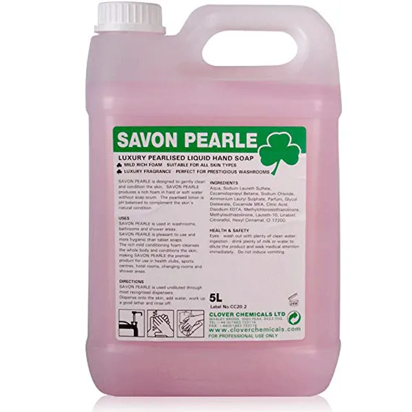 Savon Pearle Handsoap 5ltr