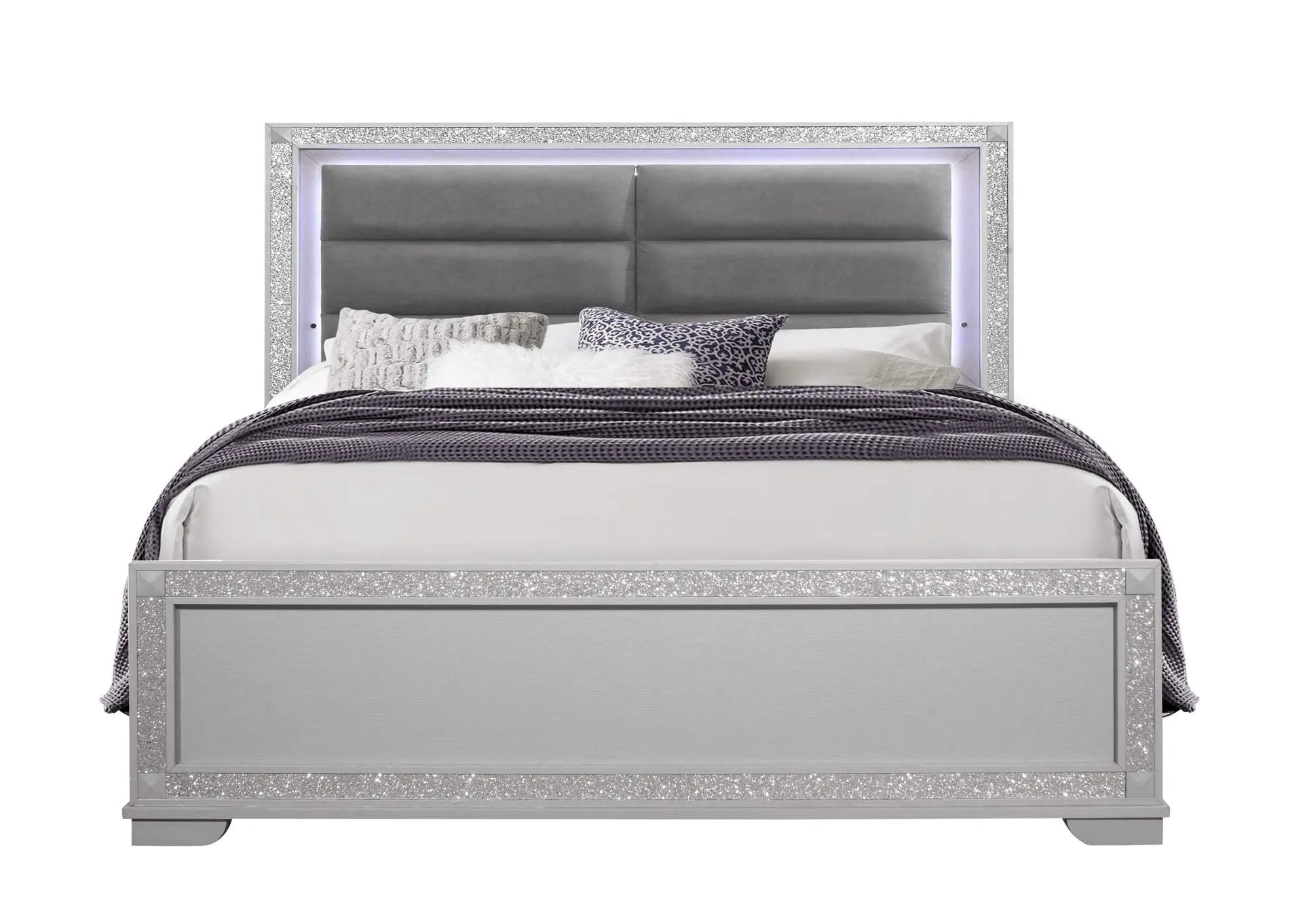 Silver Chalice King Bed