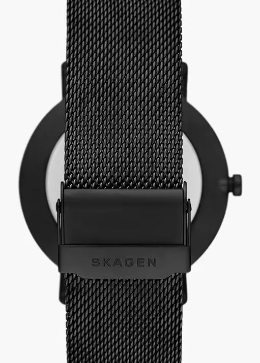 SKAGEN KUPPEL BLACK DIAL BLACK MESH BRACELET SKW6892