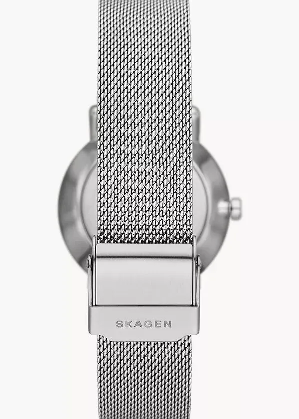 SKAGEN KUPPEL LILLE WHITE DIAL STAINLESS MESH BRACELET SKW3100